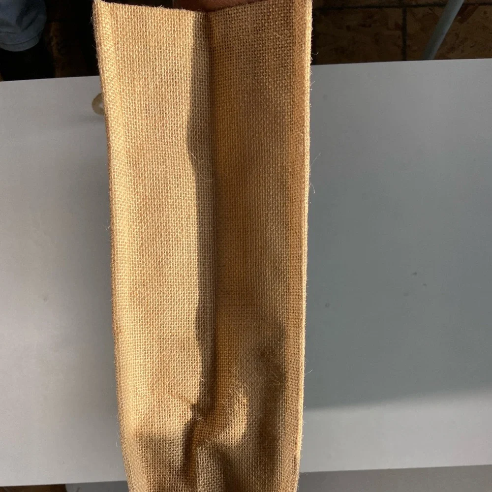 Montage Laguna Beach Resort Large Cornflower Blue Natural Jute Tote Bag Like New - Picture 13 of 16